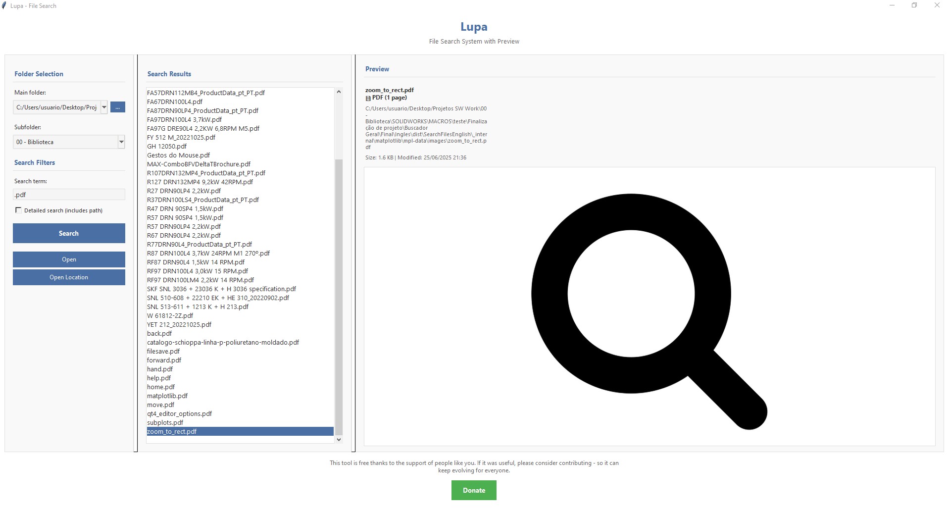 Program screenshot